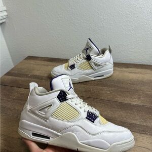 Nike: Air Jordan 4- Retro Mid Purple Metallic Shoes (CT8527-115) Size 10.5